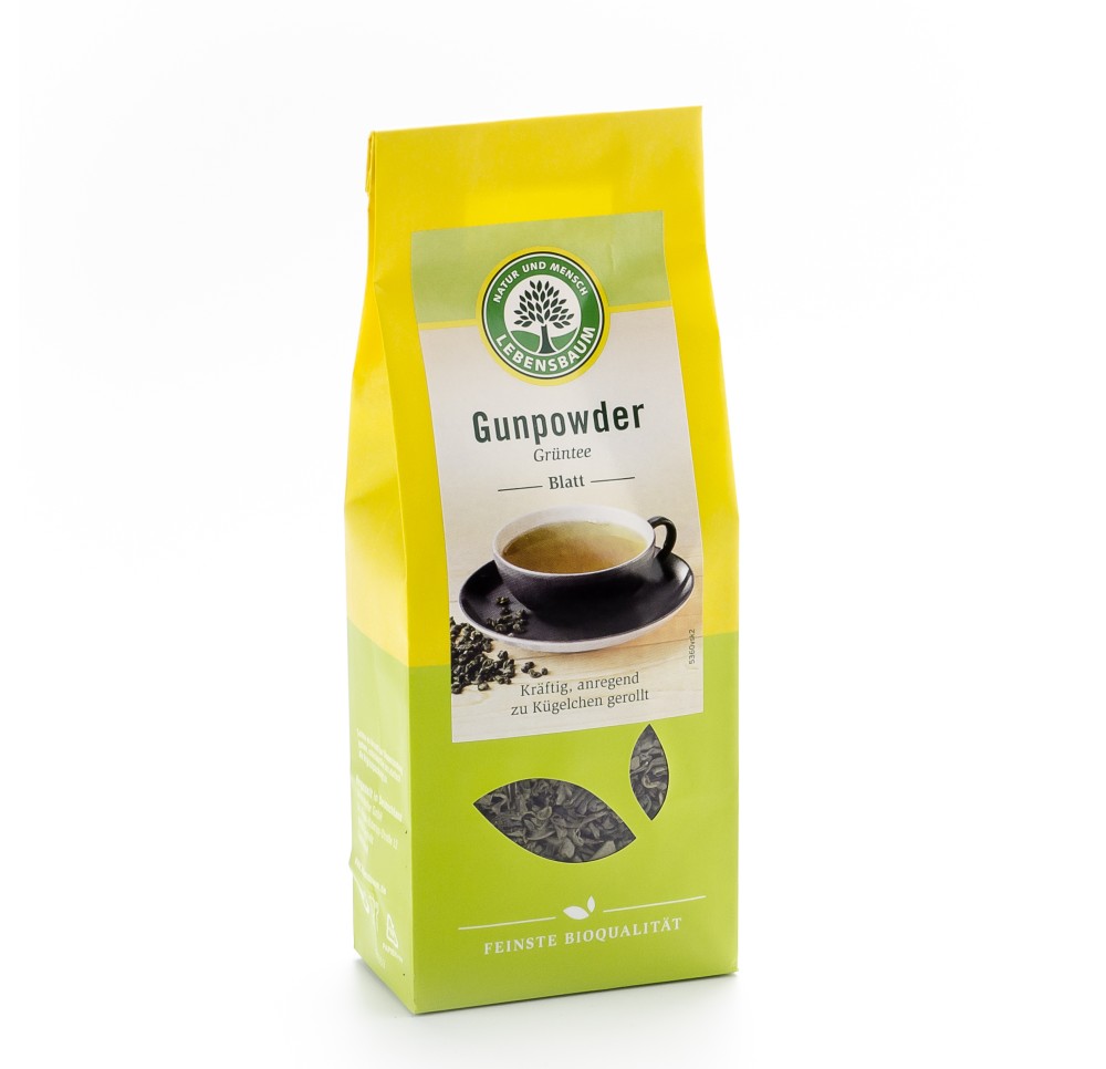 LEBENSBAUM thé vert gunpowder sach 100 g LEBENSBAUM thé vert gunpowder sach 100 g