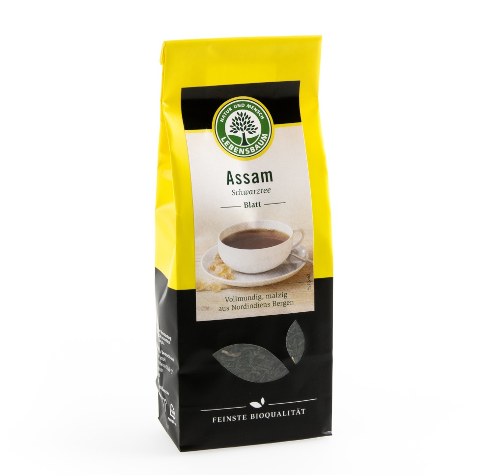 LEBENSBAUM assam thé noir en feuilles sach 100 g LEBENSBAUM assam thé noir en feuilles sach 100 g
