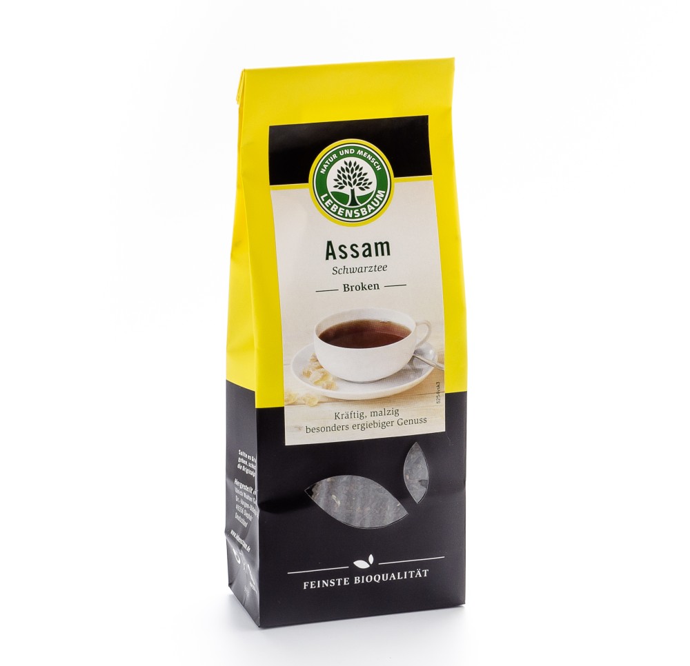 LEBENSBAUM thé noir assam broken sach 100 g LEBENSBAUM thé noir assam broken sach 100 g