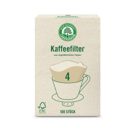 LEBENSBAUM filtre en pap pour café gr 4 100 pce
