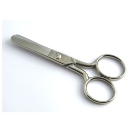 NIPPES Ciseaux poche 10cm ronde nickelé