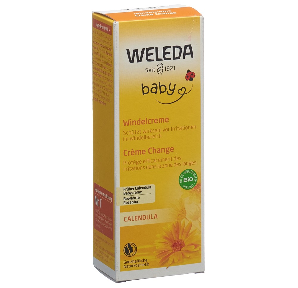 WELEDA BABY crème change calendula tb 75 ml WELEDA BABY crème change calendula tb 75 ml