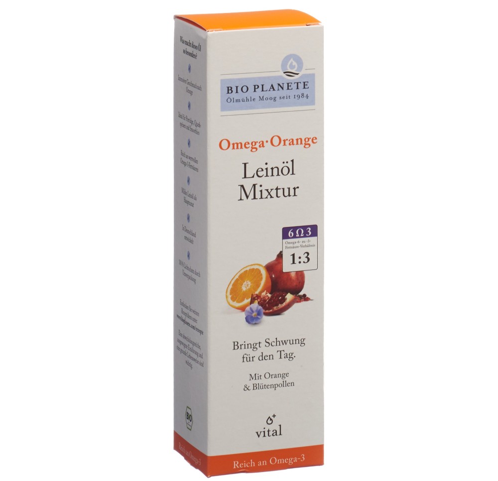 BIO PLANETE Omega Orange mélange huile lin 100 ml BIO PLANETE Omega Orange mélange huile lin 100 ml