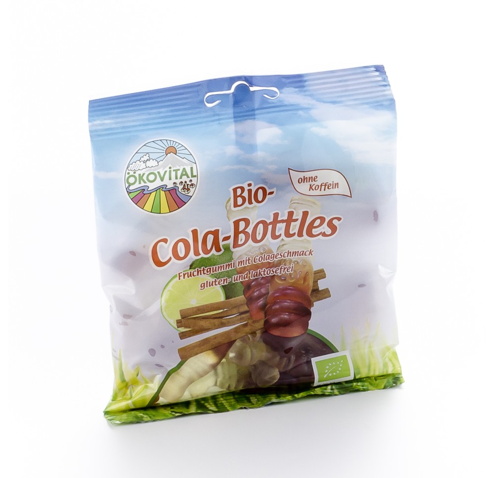 ÖKOVITAL Cola-Bottles avec gélatine 80 g ÖKOVITAL Cola-Bottles avec gélatine 80 g