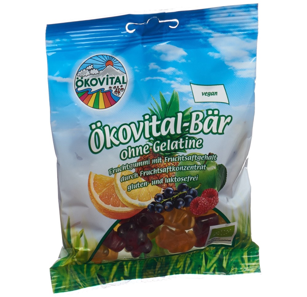 ÖKOVITAL ourson gélifié sans gélatine 80 g ÖKOVITAL ourson gélifié sans gélatine 80 g