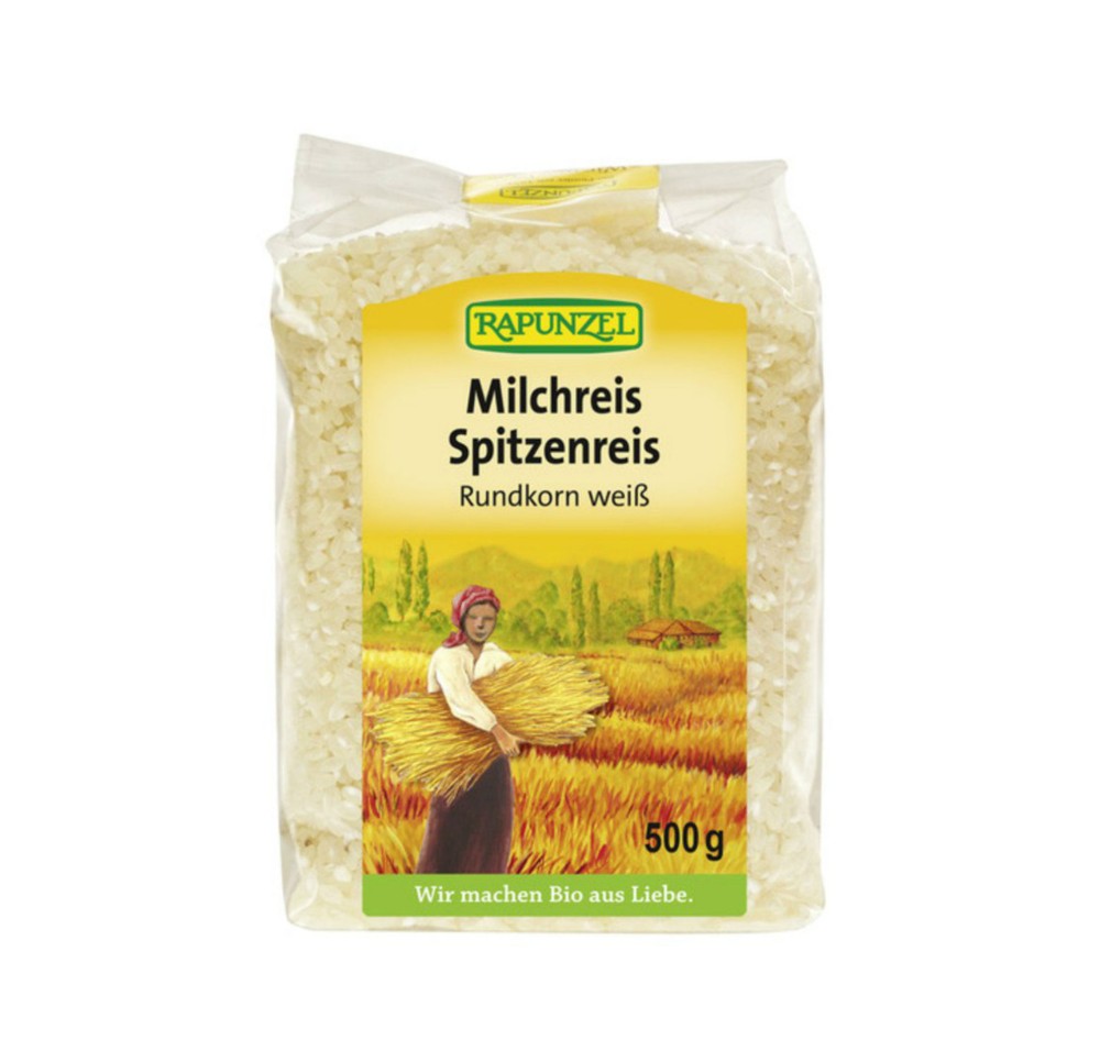 RAPUNZEL riz au lait rond blanc 500 g RAPUNZEL riz au lait rond blanc 500 g