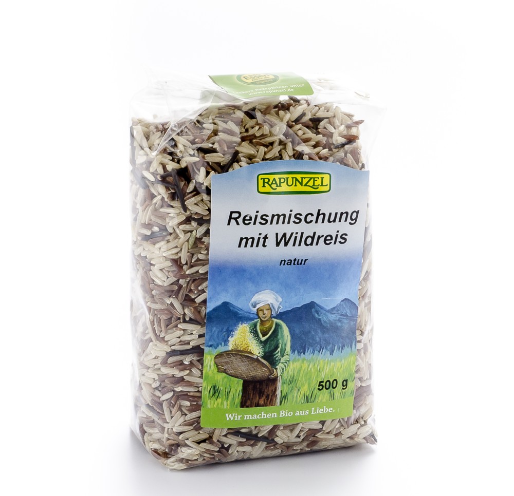 RAPUNZEL mélange de riz sauvage 500 g RAPUNZEL mélange de riz sauvage 500 g