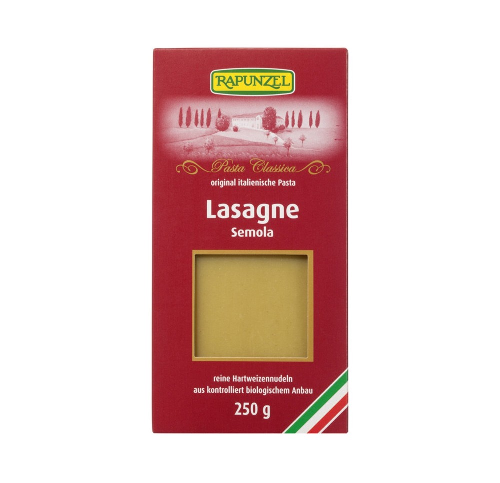 RAPUNZEL lasagne feuilles semola 250 g RAPUNZEL lasagne feuilles semola 250 g