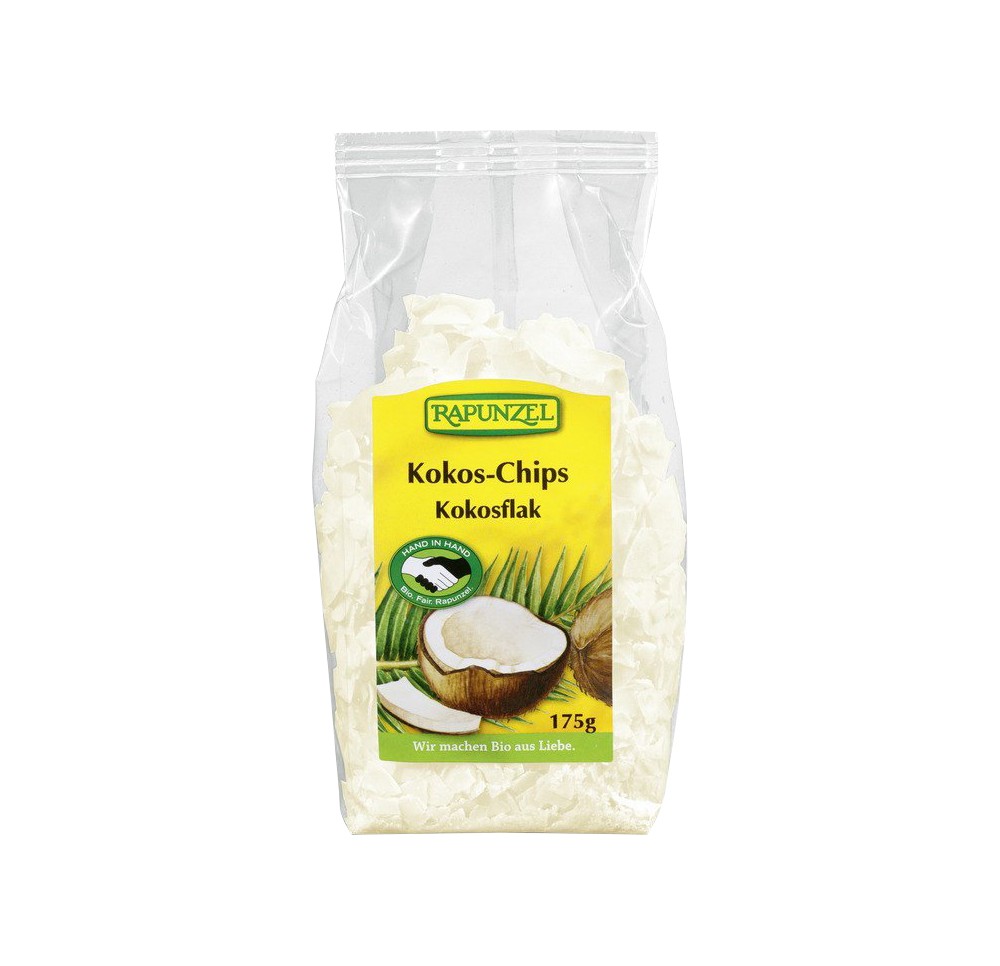 RAPUNZEL chips de coco HiH sach 175 g RAPUNZEL chips de coco HiH sach 175 g