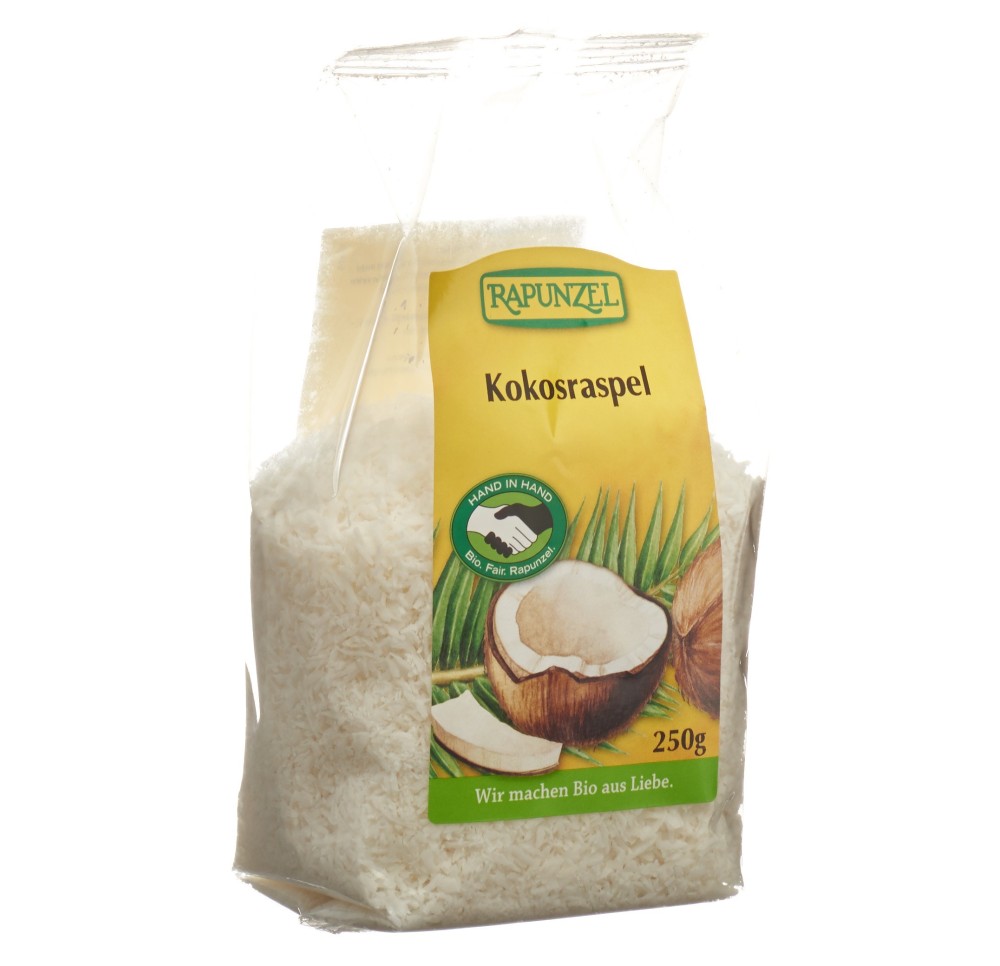 RAPUNZEL noix de coco rapée fin HiH sach 250 g RAPUNZEL noix de coco rapée fin HiH sach 250 g