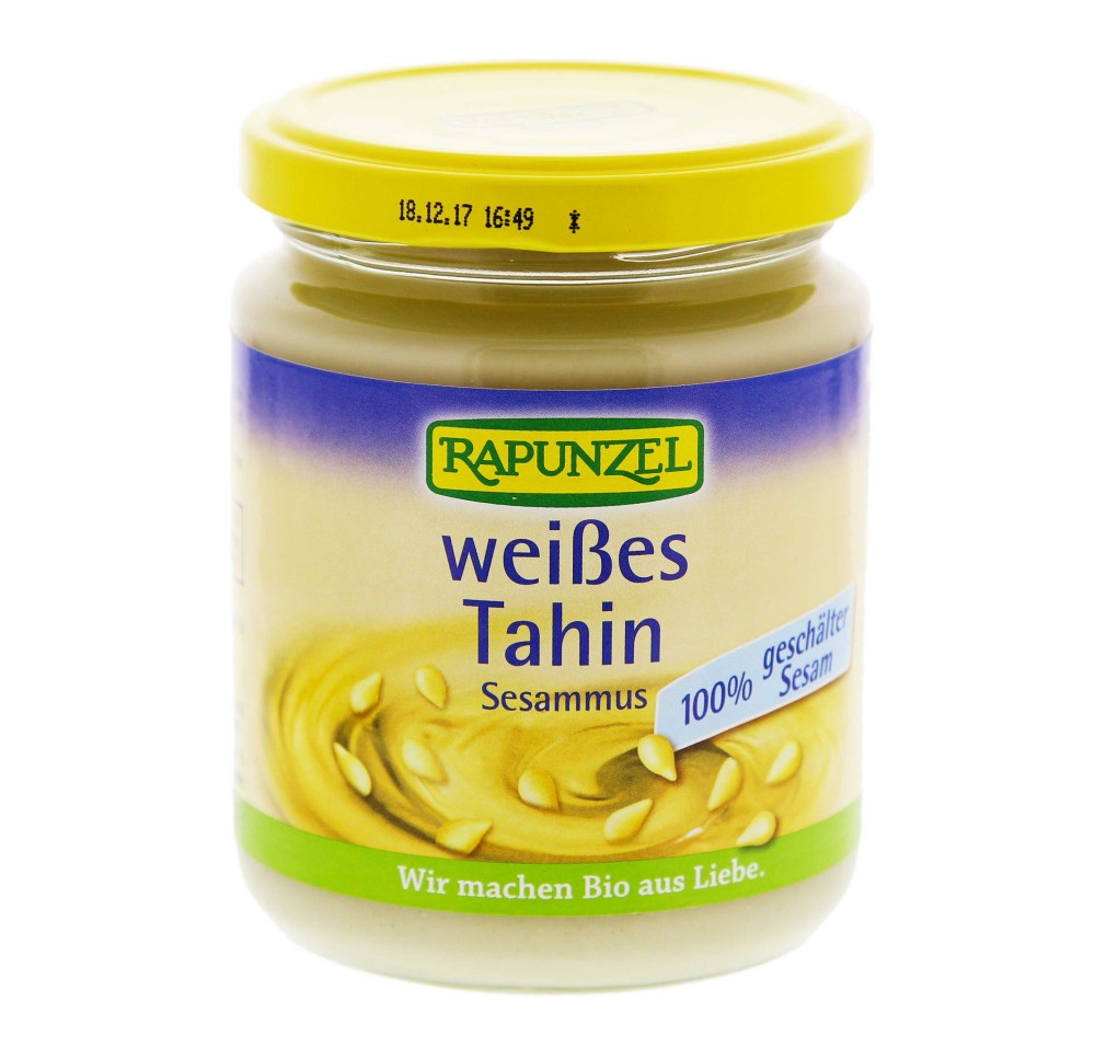 RAPUNZEL tahin blanc sans sel verre 250 g RAPUNZEL tahin blanc sans sel verre 250 g