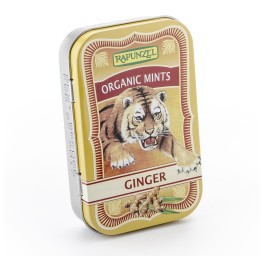 RAPUNZEL bonbons organic mint ginger HIH bte 50 g