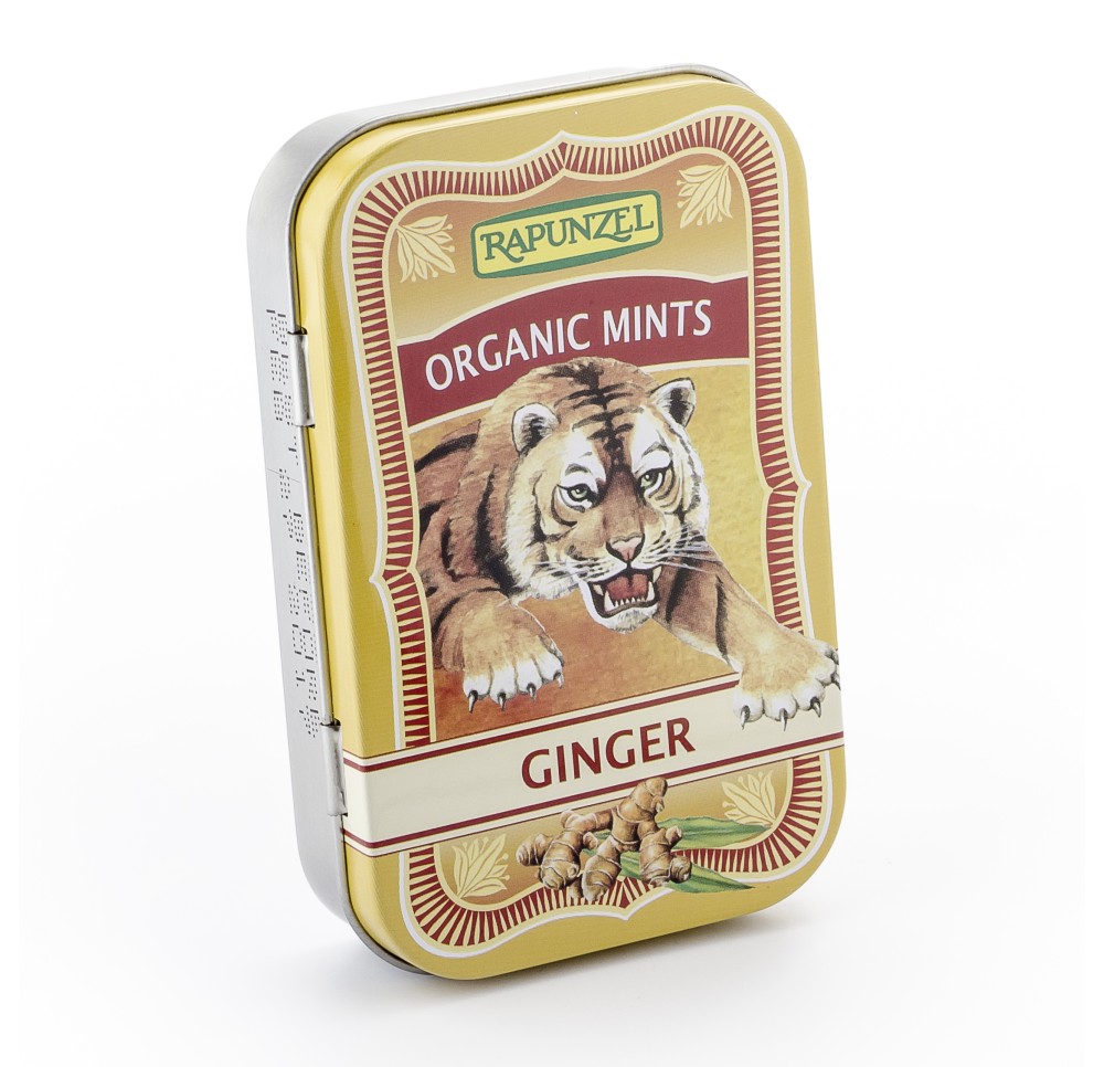 RAPUNZEL bonbons organic mint ginger HIH bte 50 g RAPUNZEL bonbons organic mint ginger HIH bte 50 g