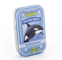 RAPUNZEL bonbons organic mint pepperm HIN bte 50 g