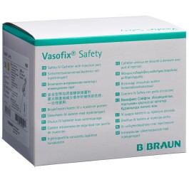 VASOFIX Safety canule iv 24G 0.7x19mm jaune 50 pce
