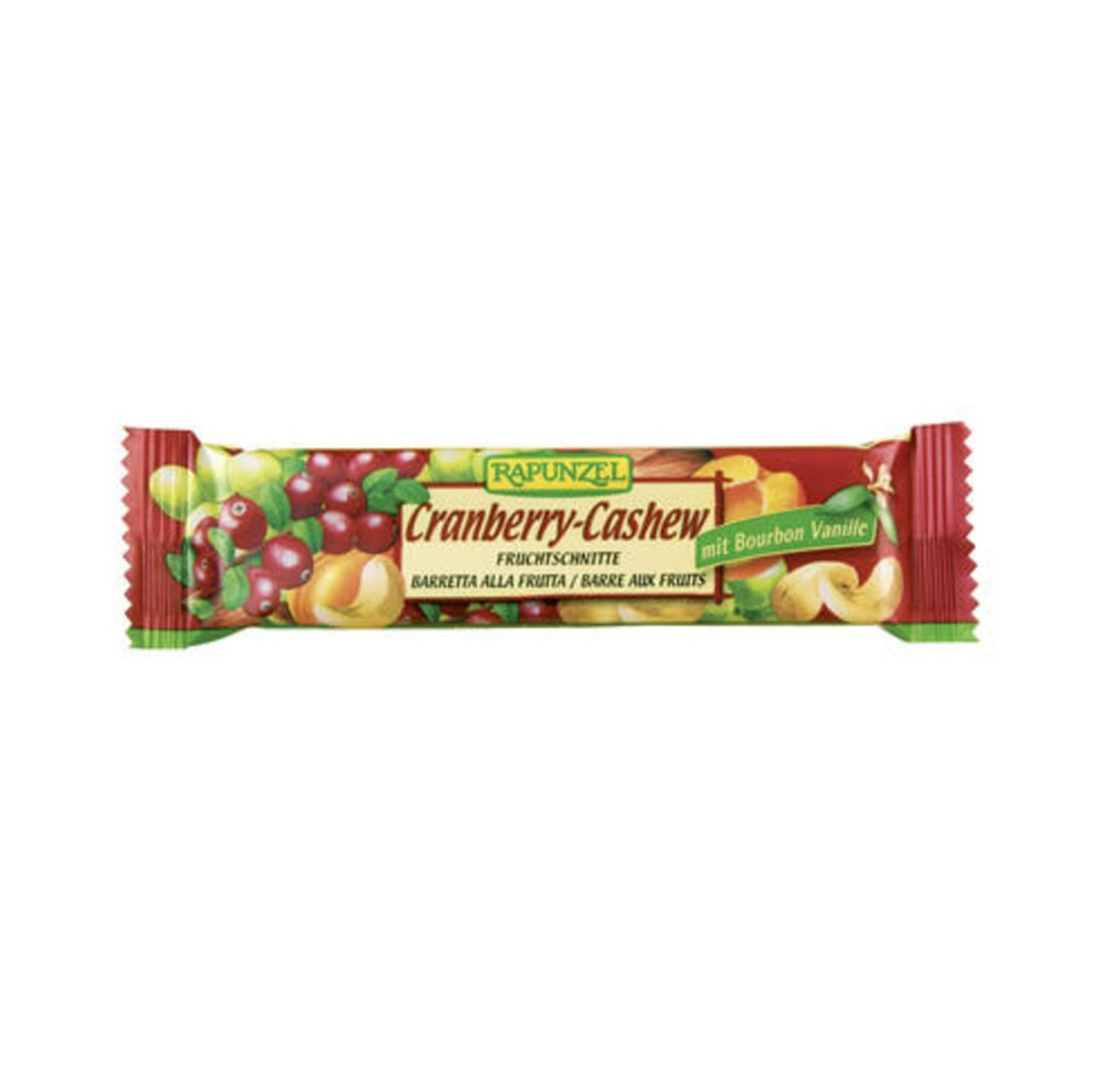 RAPUNZEL tranches fruits cranb-noix cajo 40 g RAPUNZEL tranches fruits cranb-noix cajo 40 g