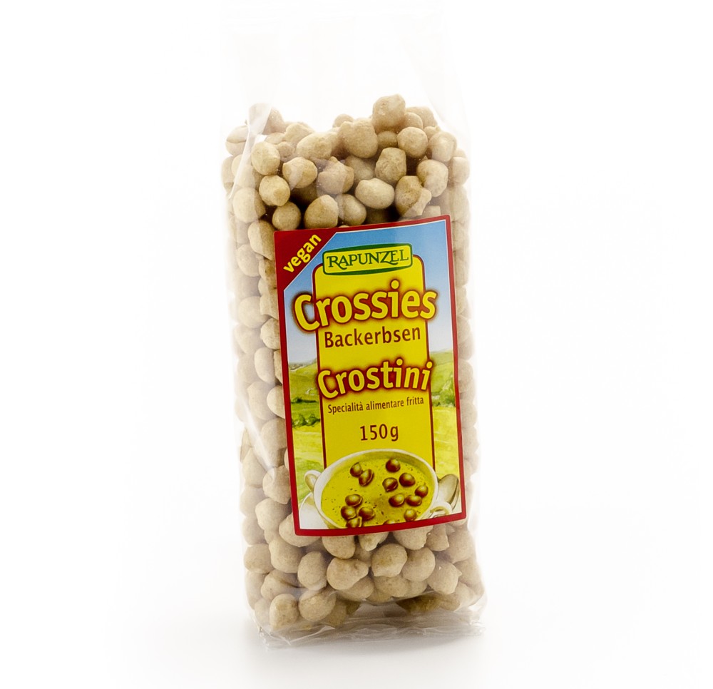 RAPUNZEL crossies farine de pois intégra 150 g RAPUNZEL crossies farine de pois intégra 150 g