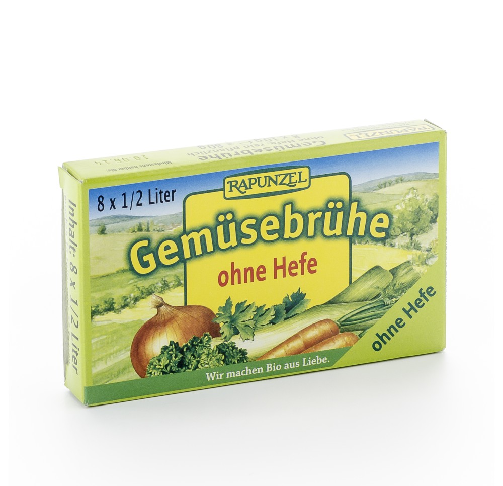 RAPUNZEL cubes de soupe aux légumes s levure 80 g RAPUNZEL cubes de soupe aux légumes s levure 80 g