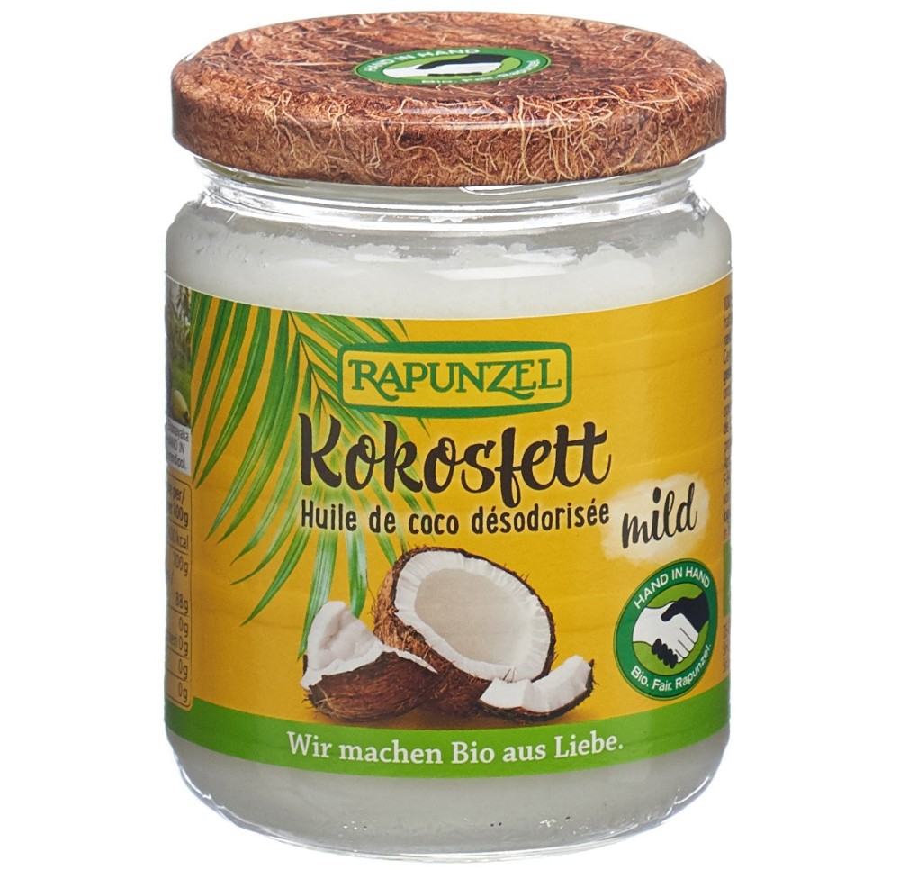 RAPUNZEL graisse de noix de coco verre 200 g RAPUNZEL graisse de noix de coco verre 200 g