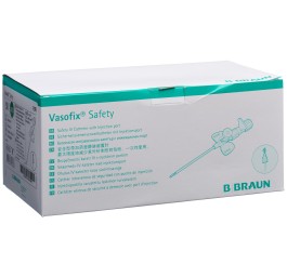 VASOFIX Safety canule iv 18G 1.3x45mm vert 50 pce