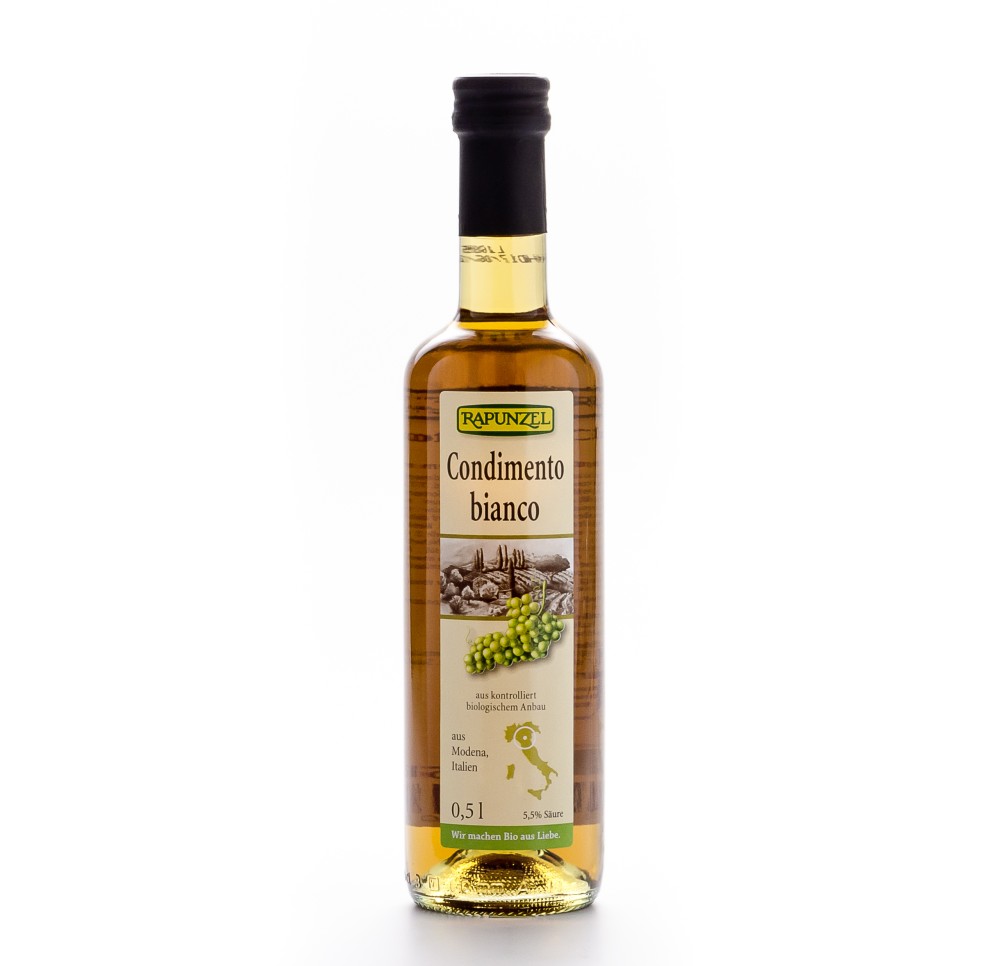 RAPUNZEL aceto balsam bianco condimento fl 0.5 lt RAPUNZEL aceto balsam bianco condimento fl 0.5 lt