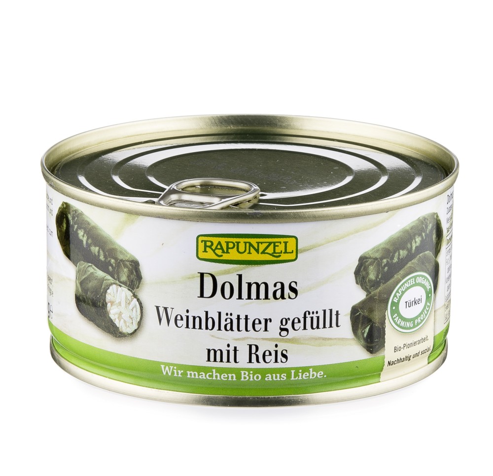 RAPUNZEL dolmas feuil vigne farci au riz bte 280 g RAPUNZEL dolmas feuil vigne farci au riz bte 280 g