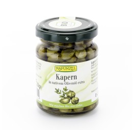 RAPUNZEL câpres à l'huile d'olive verre 120 g