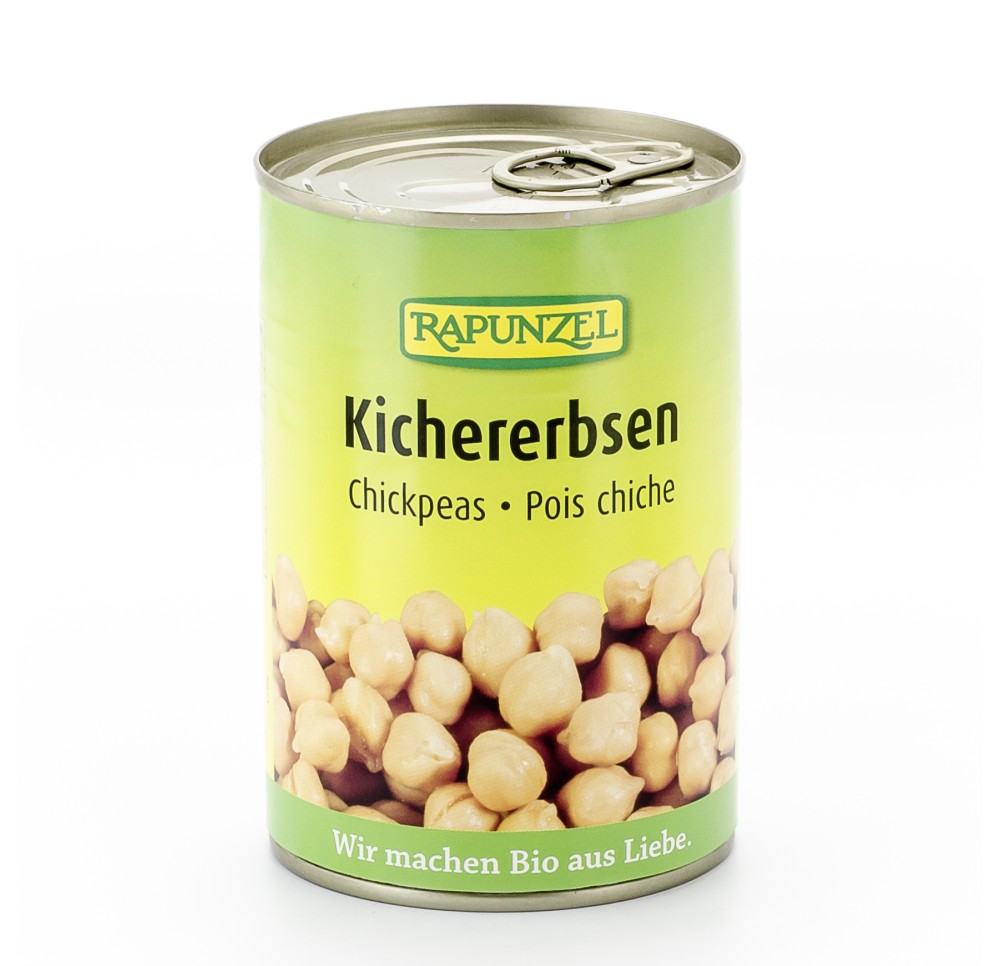 RAPUNZEL pois chiches prêt à manger bte 400 g RAPUNZEL pois chiches prêt à manger bte 400 g
