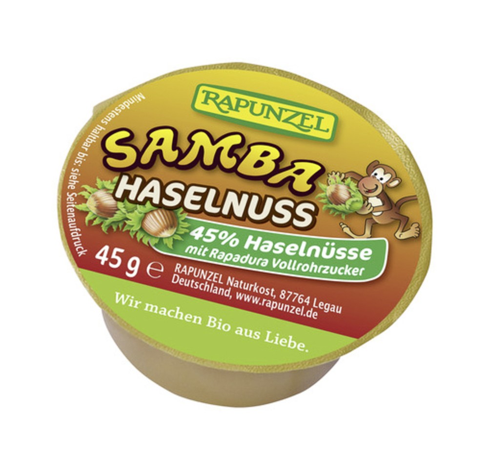 RAPUNZEL Samba pâte tartiner noisette choco 45 g