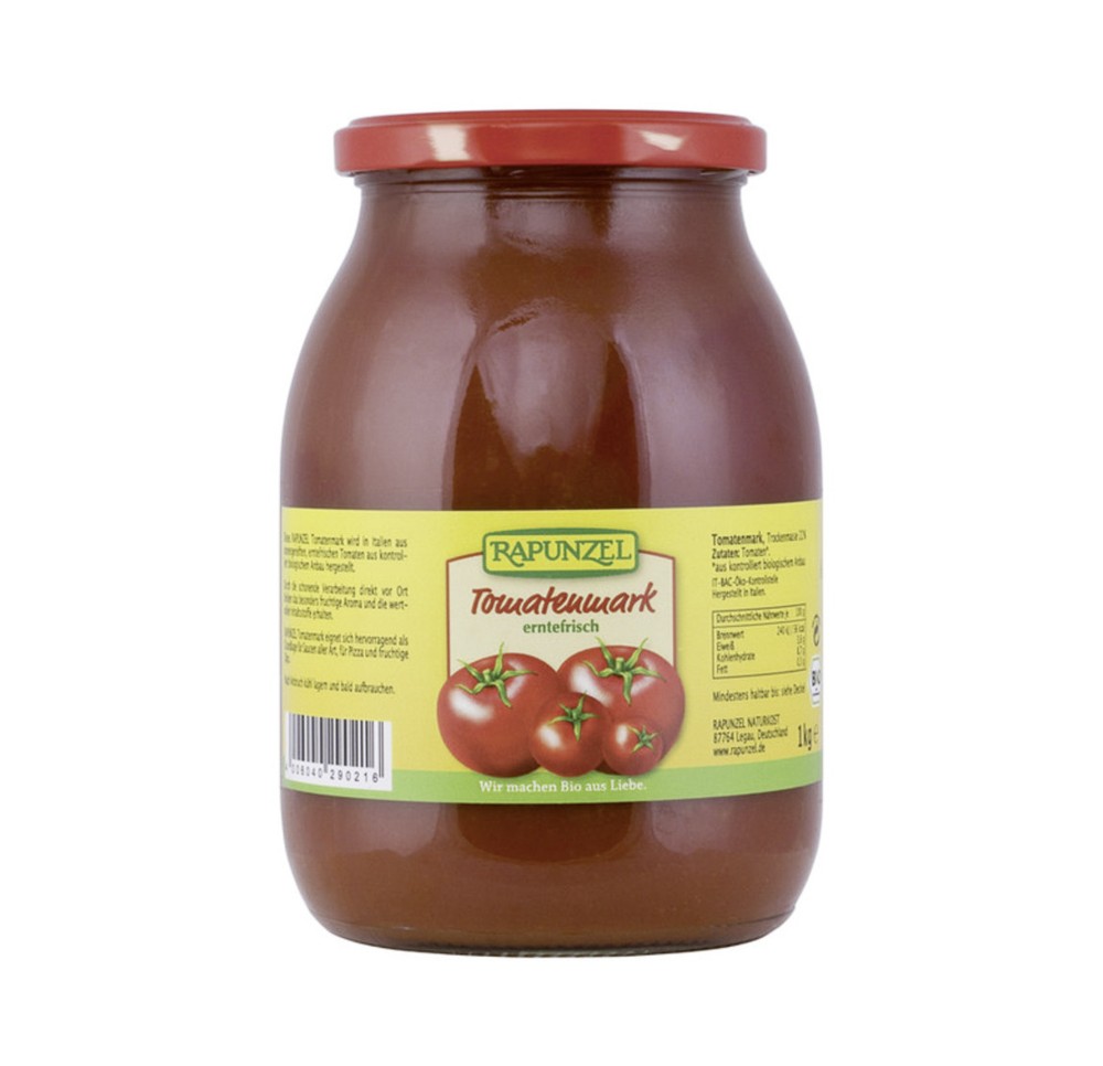 RAPUNZEL concentré de tomate 22 % verre 1 kg