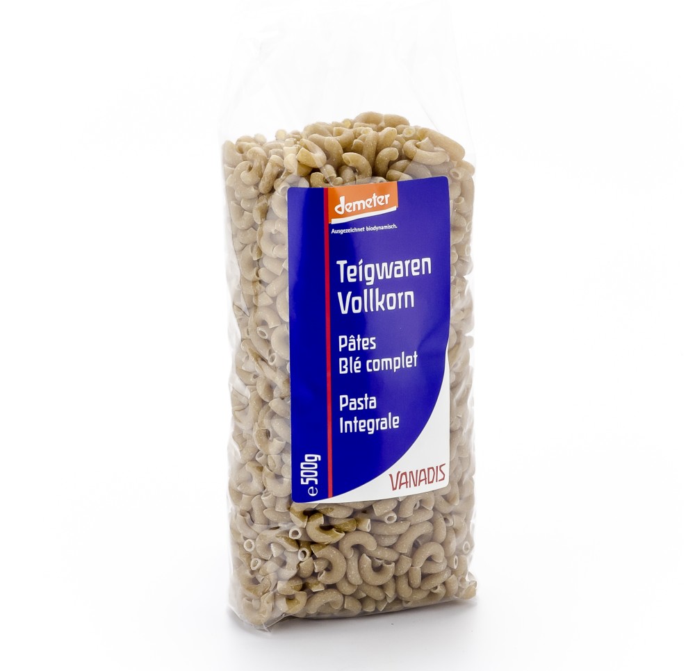 VANADIS cornettes de blé complet 500 g VANADIS cornettes de blé complet 500 g