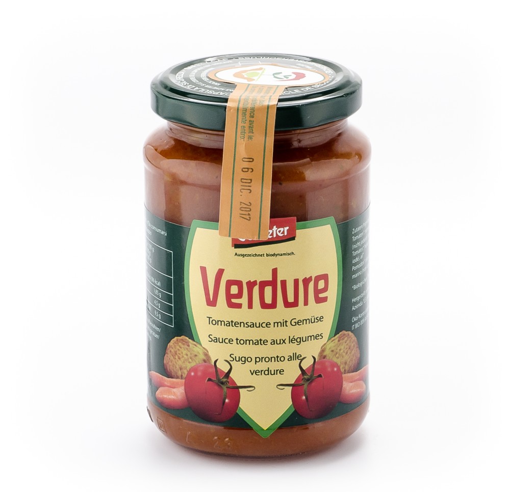 VANADIS sauce tomate Verdure verre 340 g VANADIS sauce tomate Verdure verre 340 g