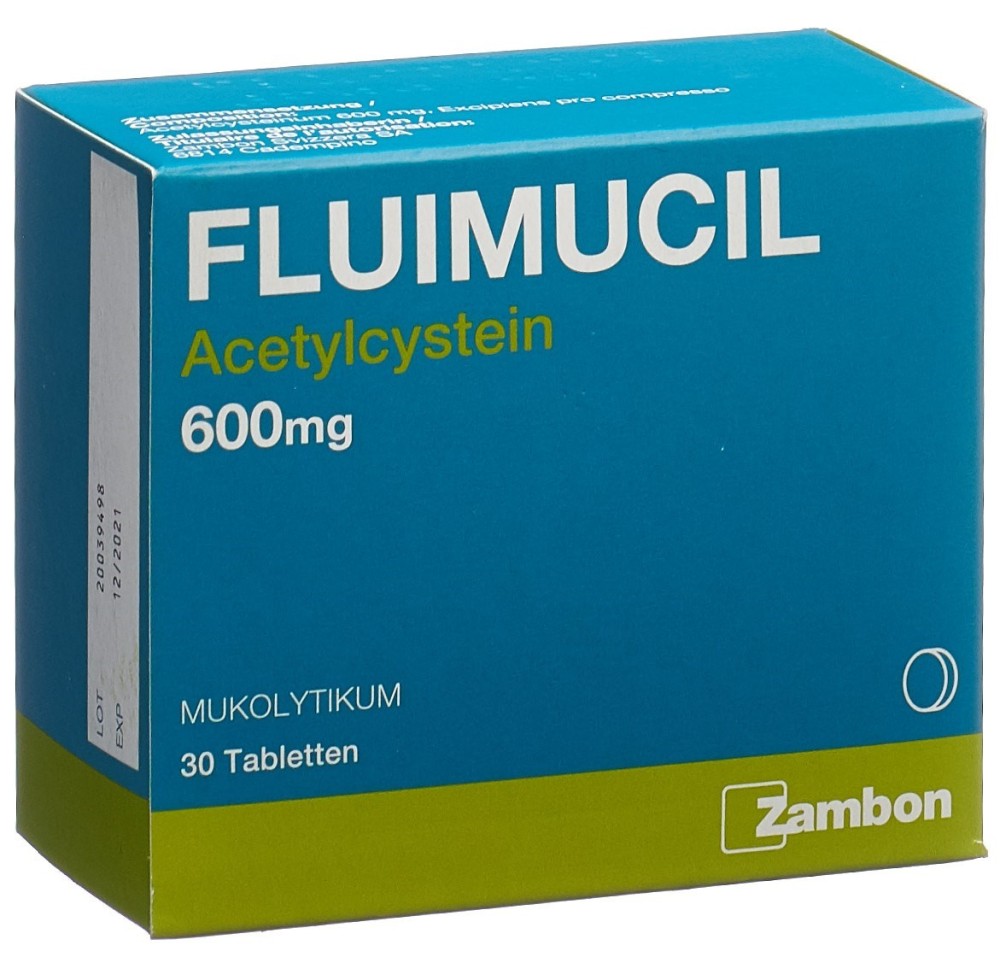 FLUIMUCIL cpr 600 mg 30 pce FLUIMUCIL cpr 600 mg 30 pce