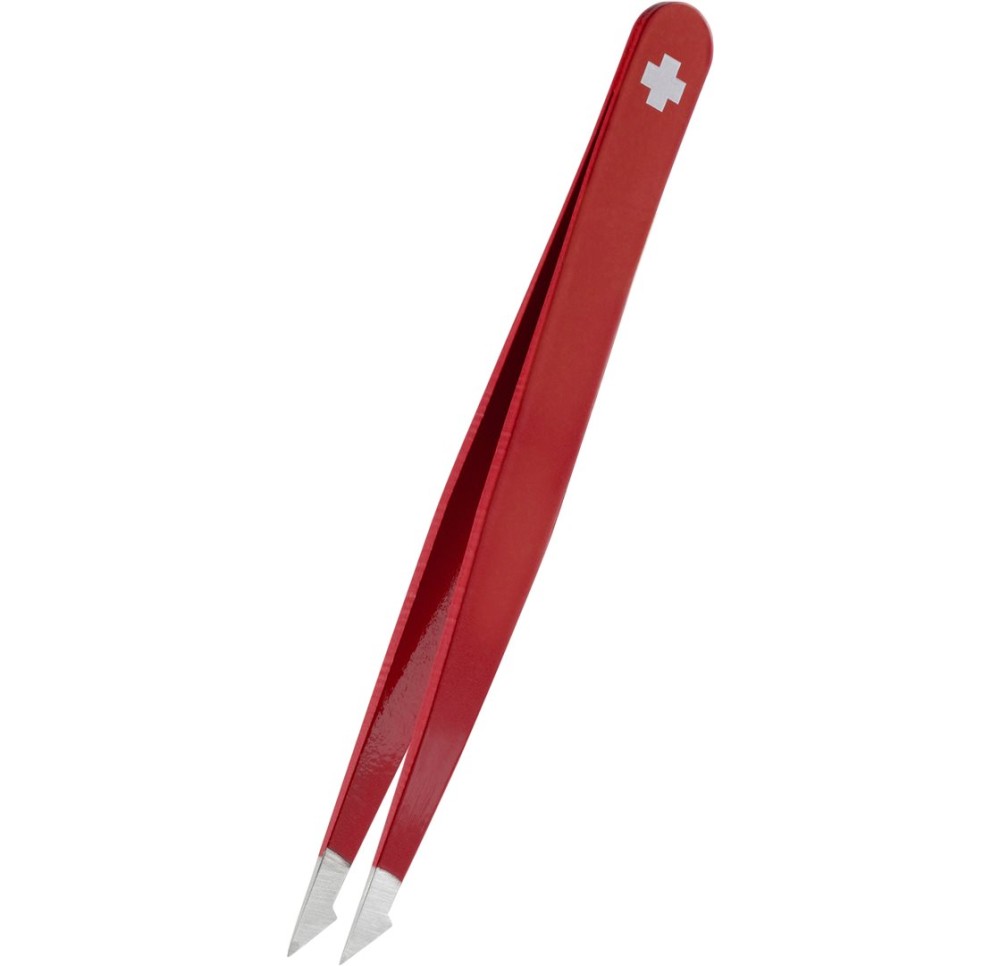 RUBIS pincette croix suisse evolution rouge inox