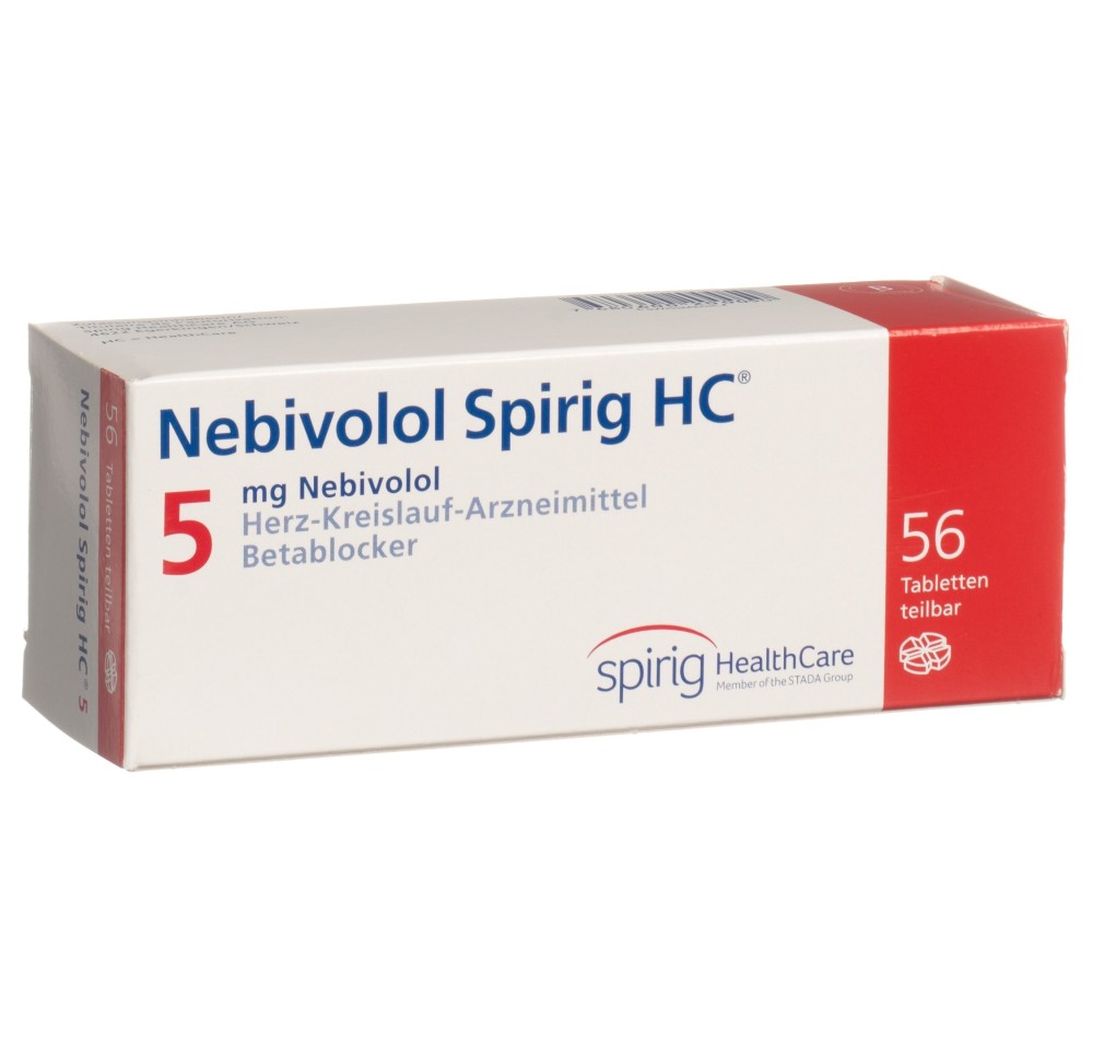NEBIVOLOL Spirig HC cpr 5 mg 56 pce NEBIVOLOL Spirig HC cpr 5 mg 56 pce