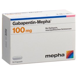 GABAPENTIN Mepha caps 100 mg 50 pce