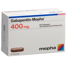 GABAPENTIN Mepha caps 400 mg 50 pce