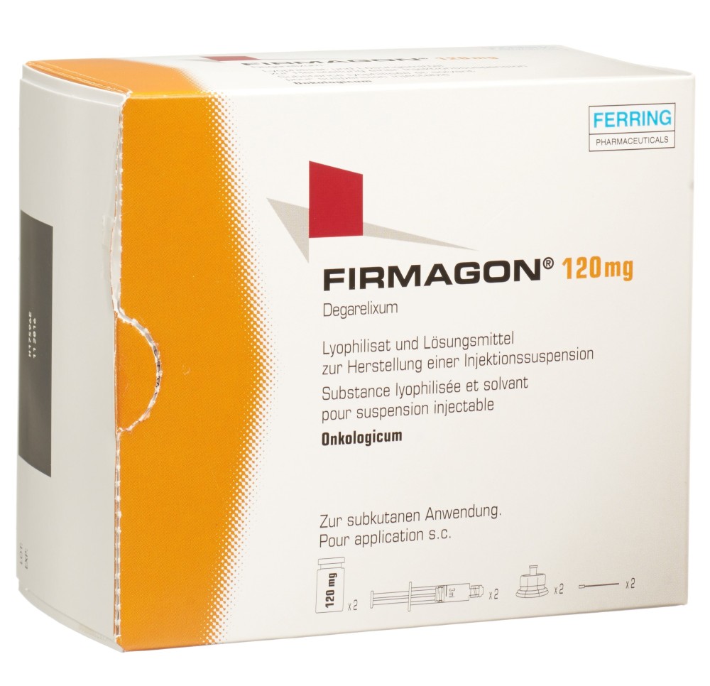 FIRMAGON subst sèche 120 mg ser prê solv set 2 pce