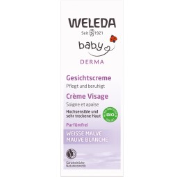 WELEDA BABY DERMA crème visage mauve blanche 50 ml