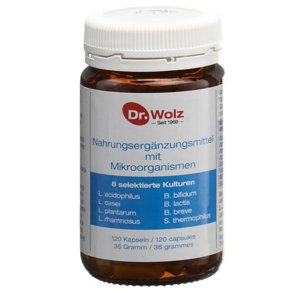 DR. WOLZ micro organismes caps 120 pce DR. WOLZ micro organismes caps 120 pce