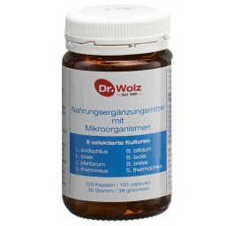DR. WOLZ micro organismes caps 120 pce