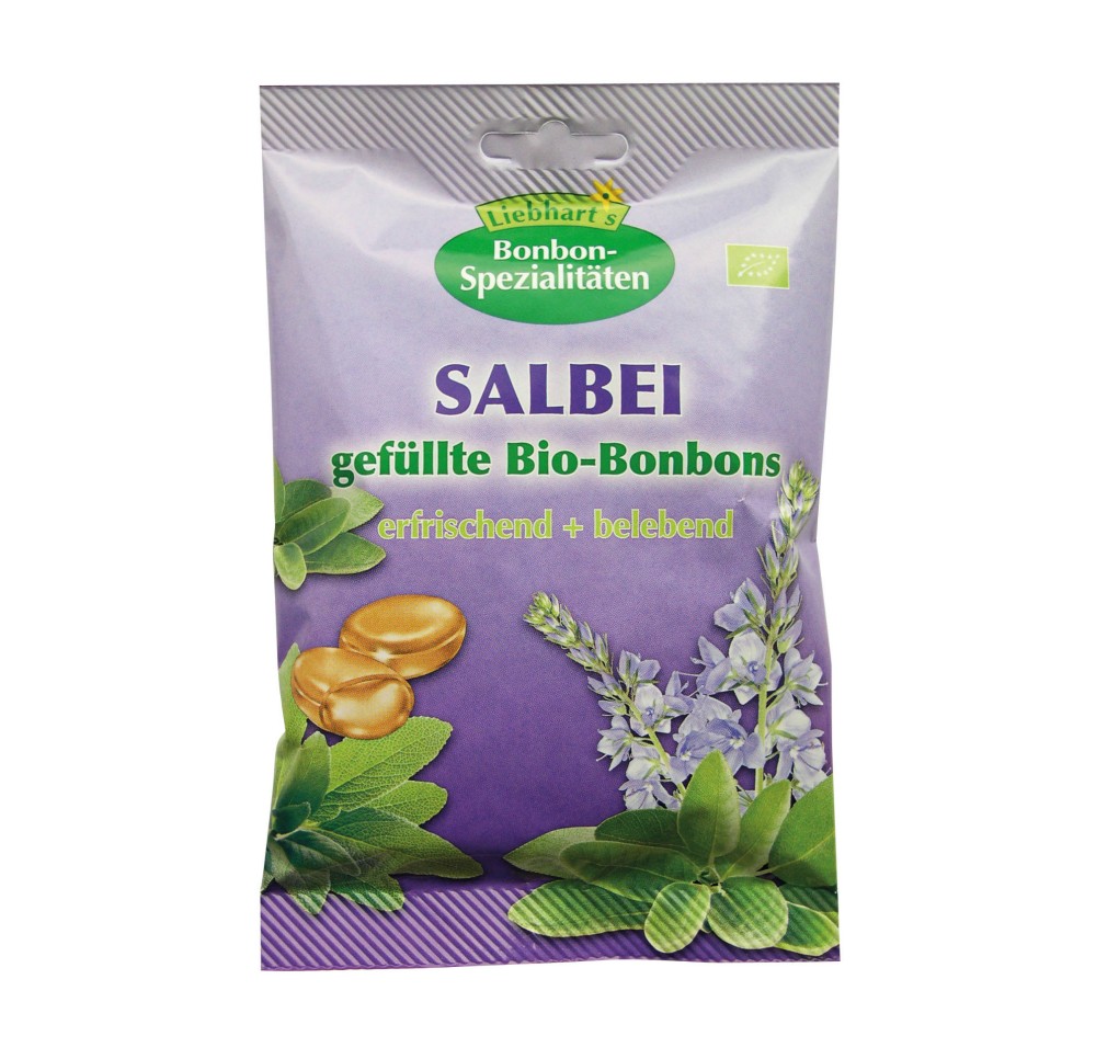 LIEBHARTS bonbons sauge bio sach 100 g