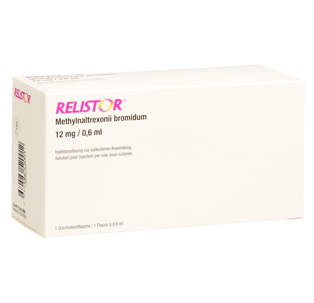 RELISTOR sol inj 12 mg/0.6ml flac