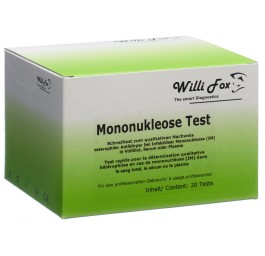 WILLI FOX test de mononucléose 20 pce