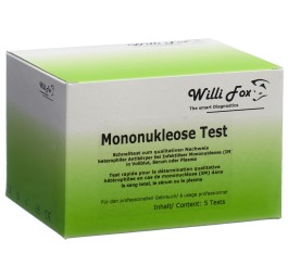 WILLI FOX test de mononucléose 5 pce