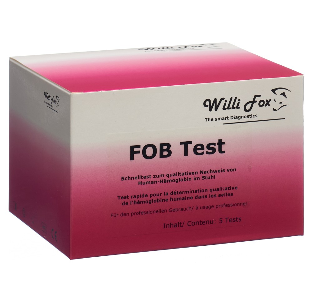 WILLI FOX test FOB (sang occul dans selles) 5 pce