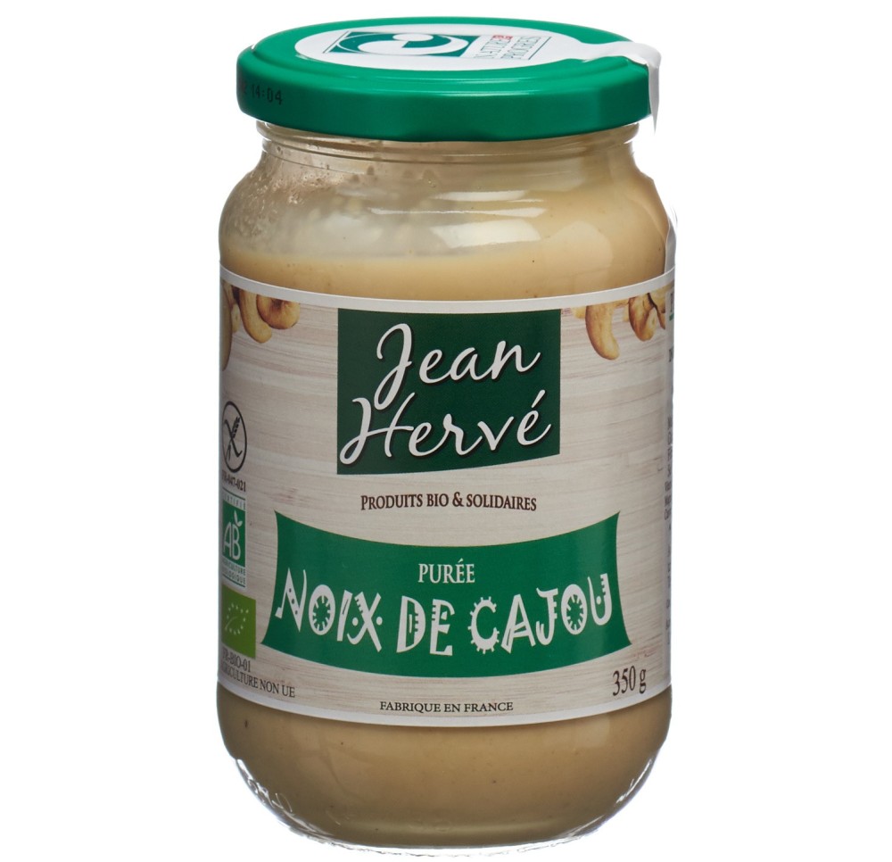 JEAN HERVE purée de noix de cajou sans sucre 350 g JEAN HERVE purée de noix de cajou sans sucre 350 g