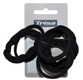 TRISA élastique noir sans métal ass 10 pce