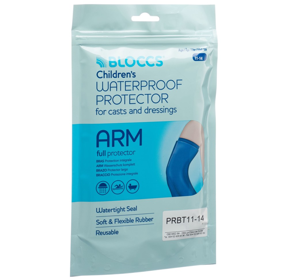 BLOCCS prot étanche bain bras 20-33/66cm enfant