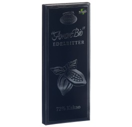 LIEBHART choco noir cacao 72% bio 100 g